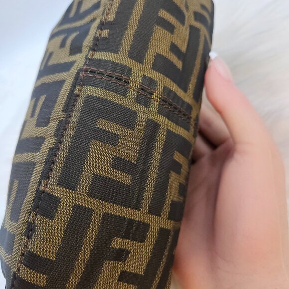 Fendi Zucca Monogram Canvas PPM Pouch Bag - Picture 11 of 17